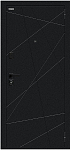 Дверь Браво Граффити-5/SBlack Букле черное/Slate Art DIS007412 фото
